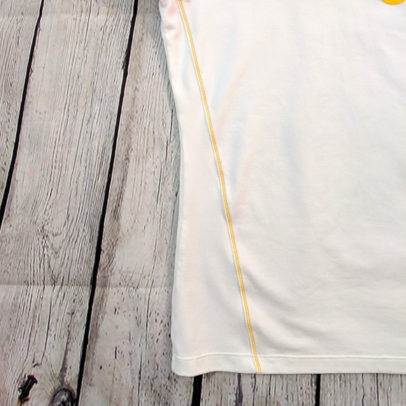 Nike Dri Fit Orange Yellow Short Sleeve Tee - Picture 5 of 8